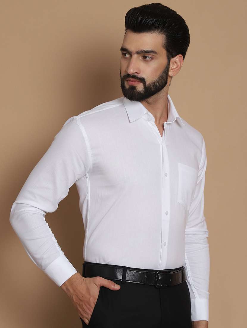 men solid formal shirt - 21531990 -  Standard Image - 2