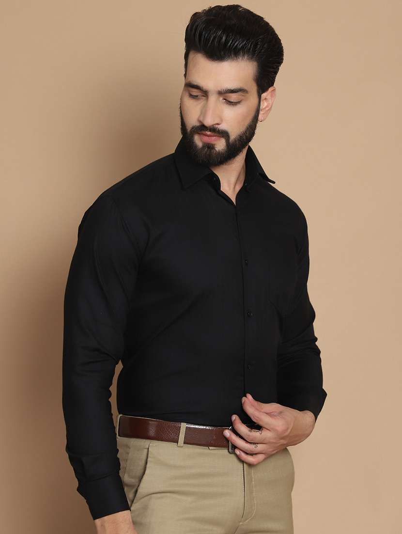 men solid formal shirt - 21531997 -  Standard Image - 2