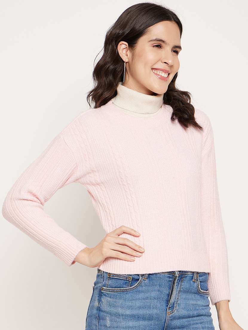 women long sleeve self-designed pullover - 21532035 -  Standard Image - 2