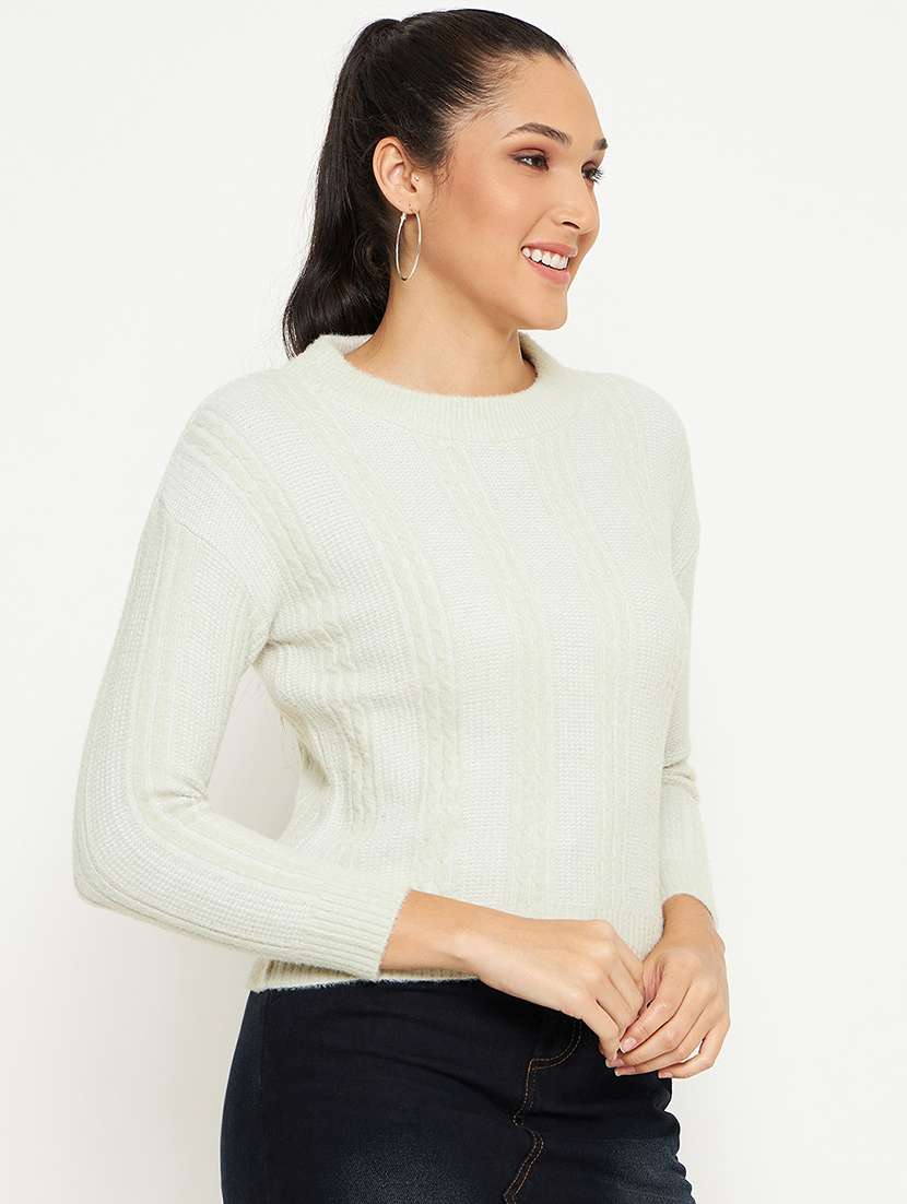 women long sleeve self-designed pullover - 21532036 -  Standard Image - 2