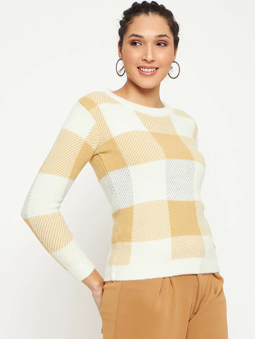 women long sleeve self-designed pullover - 21532042 -  Standard Image - 2