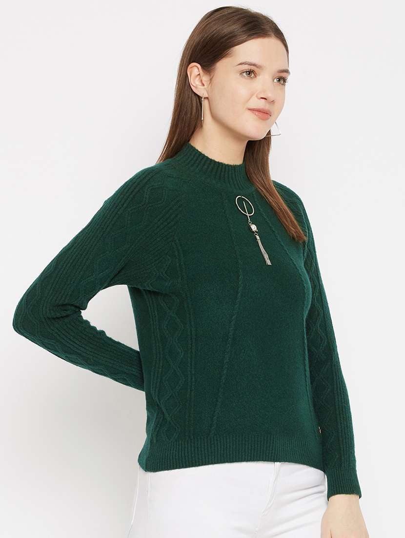 women long sleeve self-designed pullover - 21532059 -  Standard Image - 2