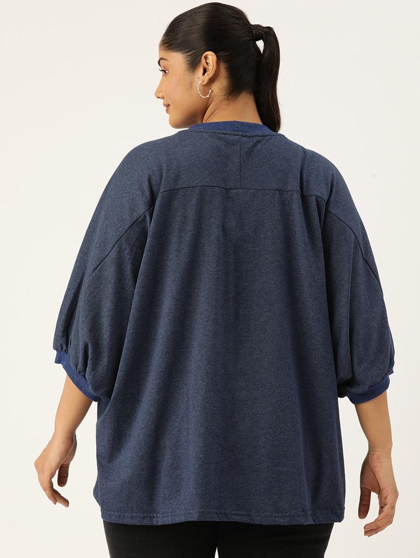 women round neck solid regular top - 21532976 - Standard Image - 2