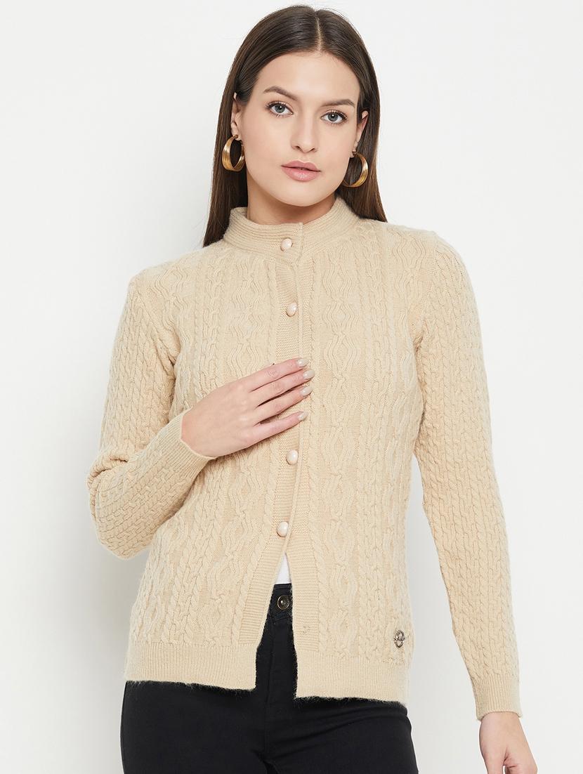 women self designed long sleeve cardigan - 21533187 - Zoom Image - 0