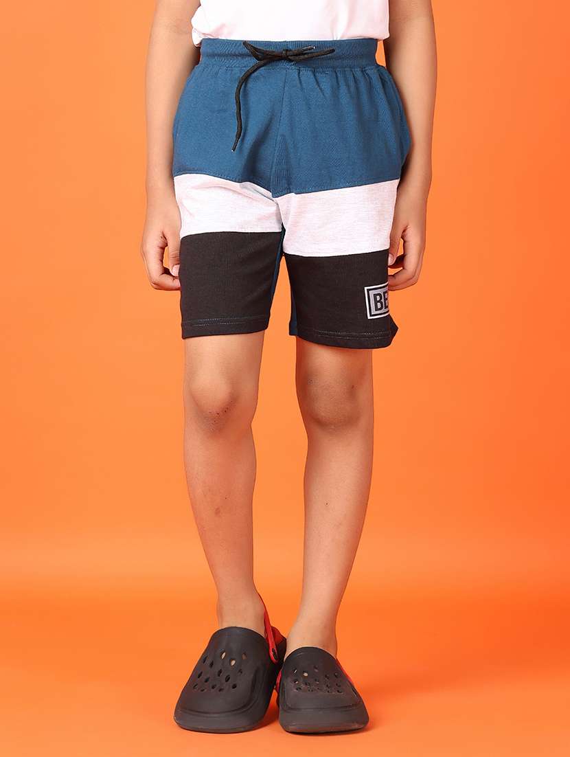 boys color block mid rise casual shorts - 21533657 -  Standard Image - 2