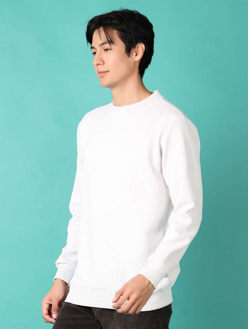 men long sleeves plain sweatshirt - 21533768 -  Standard Image - 2