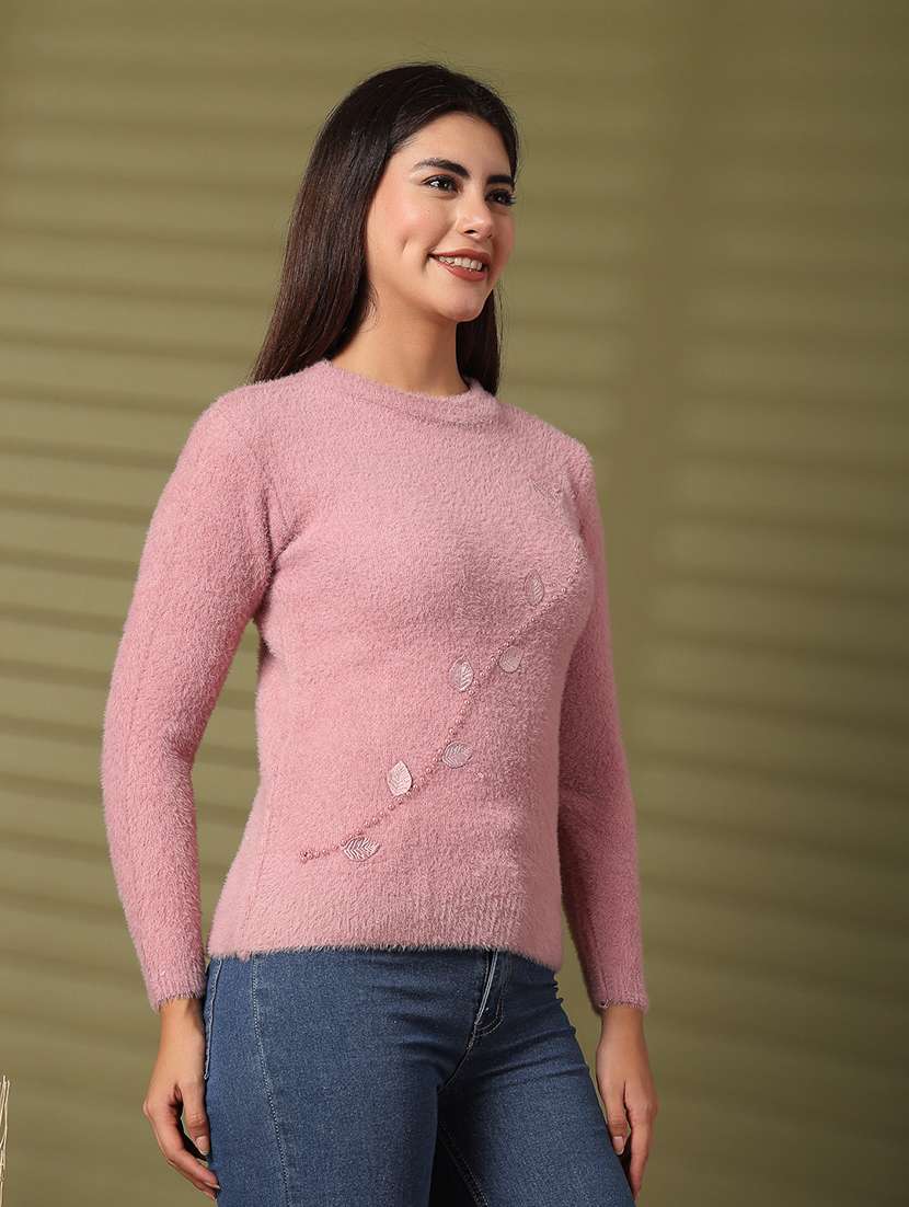 women long sleeve self-designed regular pullover - 21534516 -  Standard Image - 2