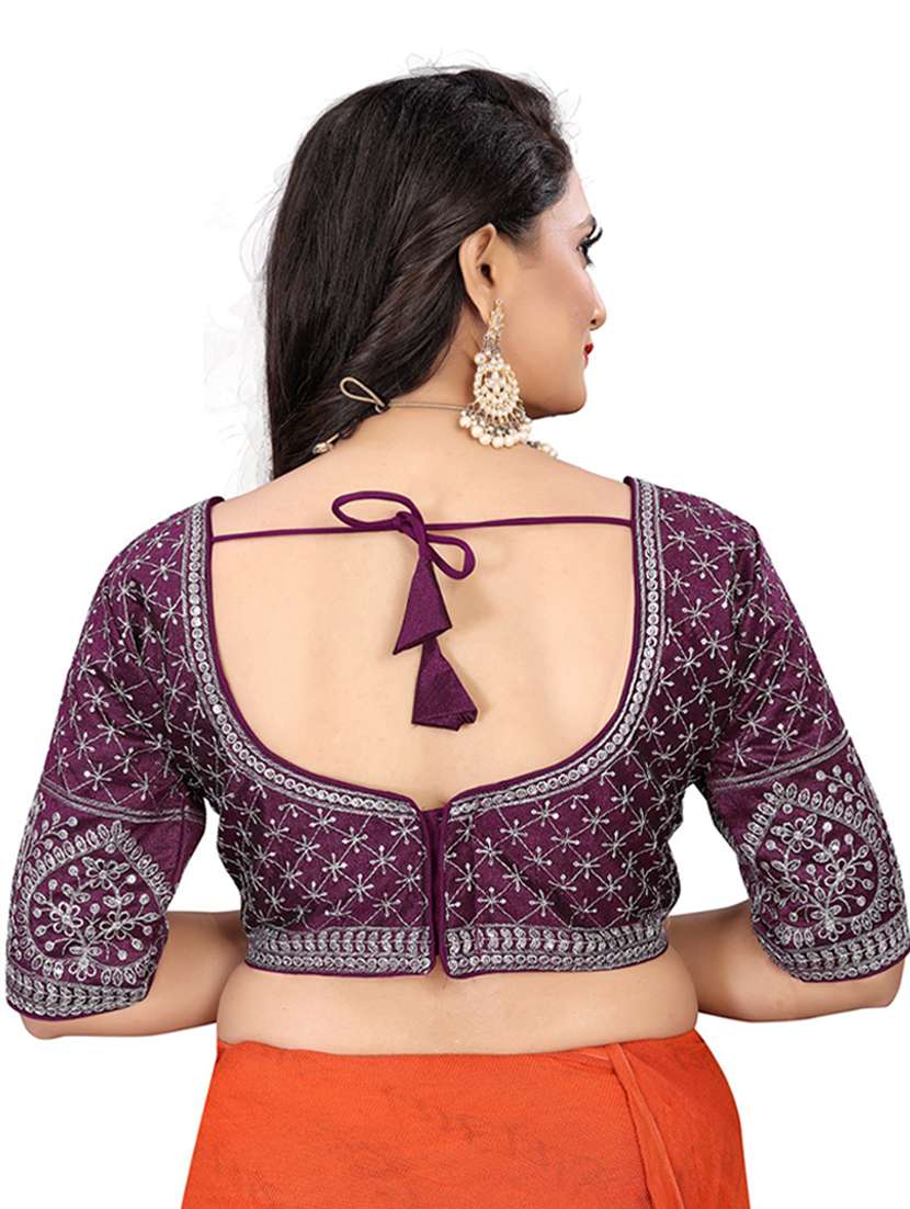 women embroidered elbow length blouse  - 21534573 -  Standard Image - 2
