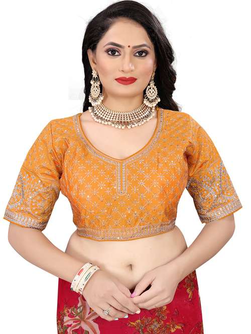 women embroidered elbow length blouse  - 21534574 -  Standard Image - 0