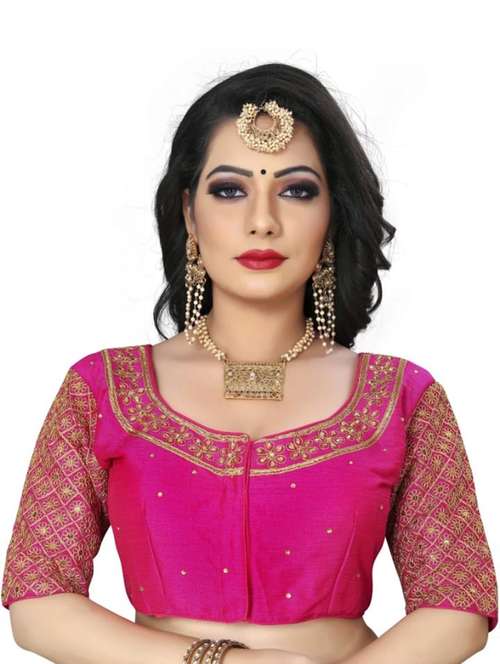 women embroidered elbow length blouse  - 21534738 -  Standard Image - 0