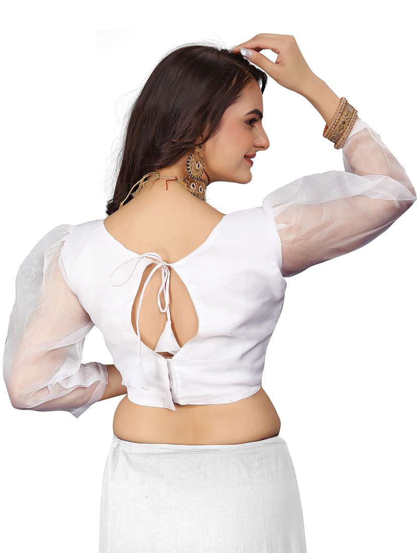 women white solid stiched blouse - 21534764 -  Standard Image - 2