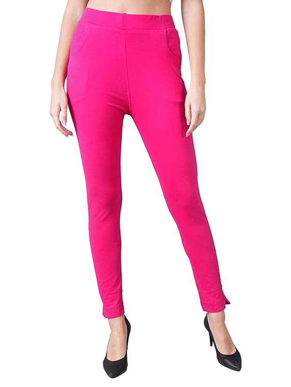 women solid ankle length jeggings - 21535523 - Zoom Image - 0