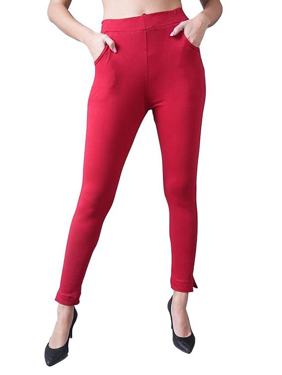 women solid ankle length jeggings - 21535531 - Zoom Image - 0
