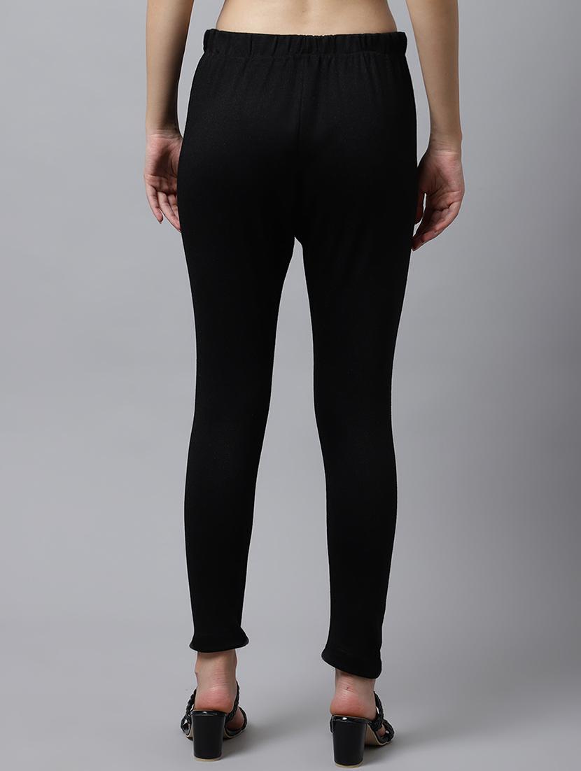 women solid ankle length leggings - 21535546 - Standard Image - 2
