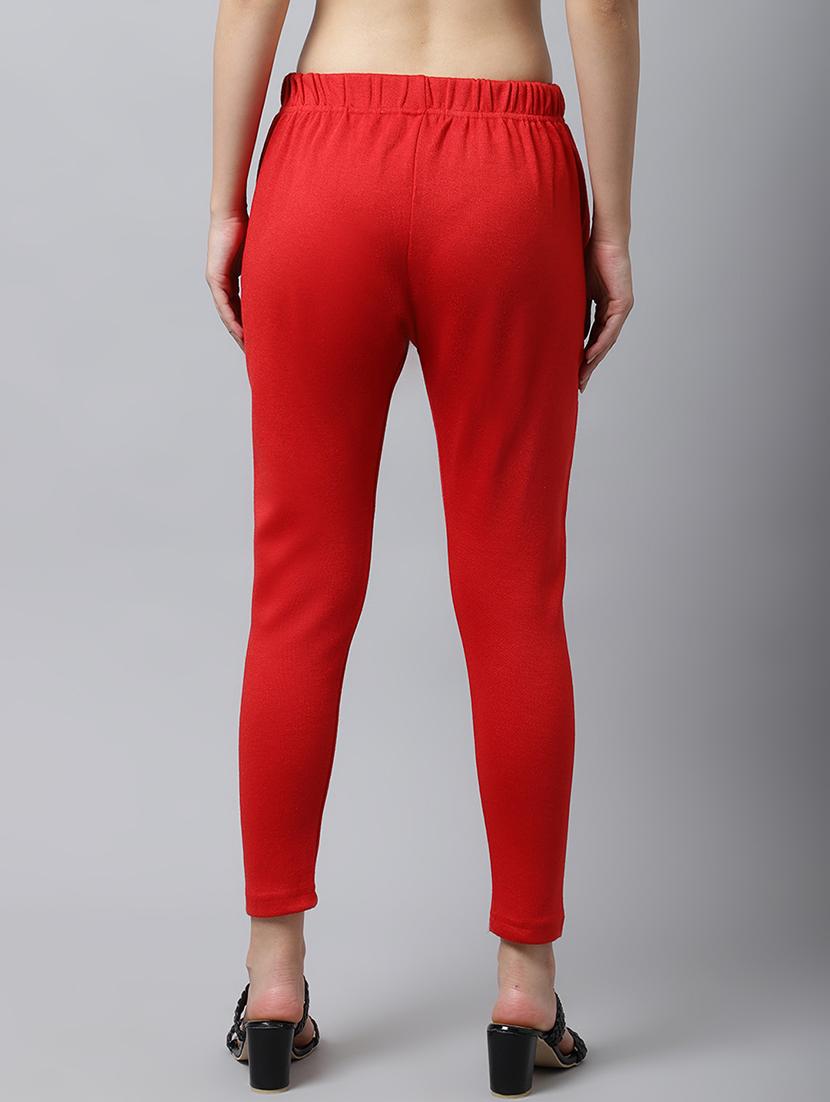 women solid ankle length leggings - 21535555 - Standard Image - 2