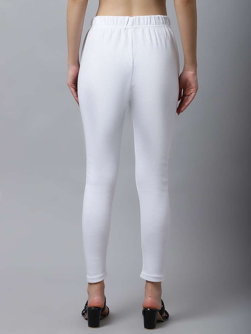 women solid ankle length leggings - 21535557 - Standard Image - 2