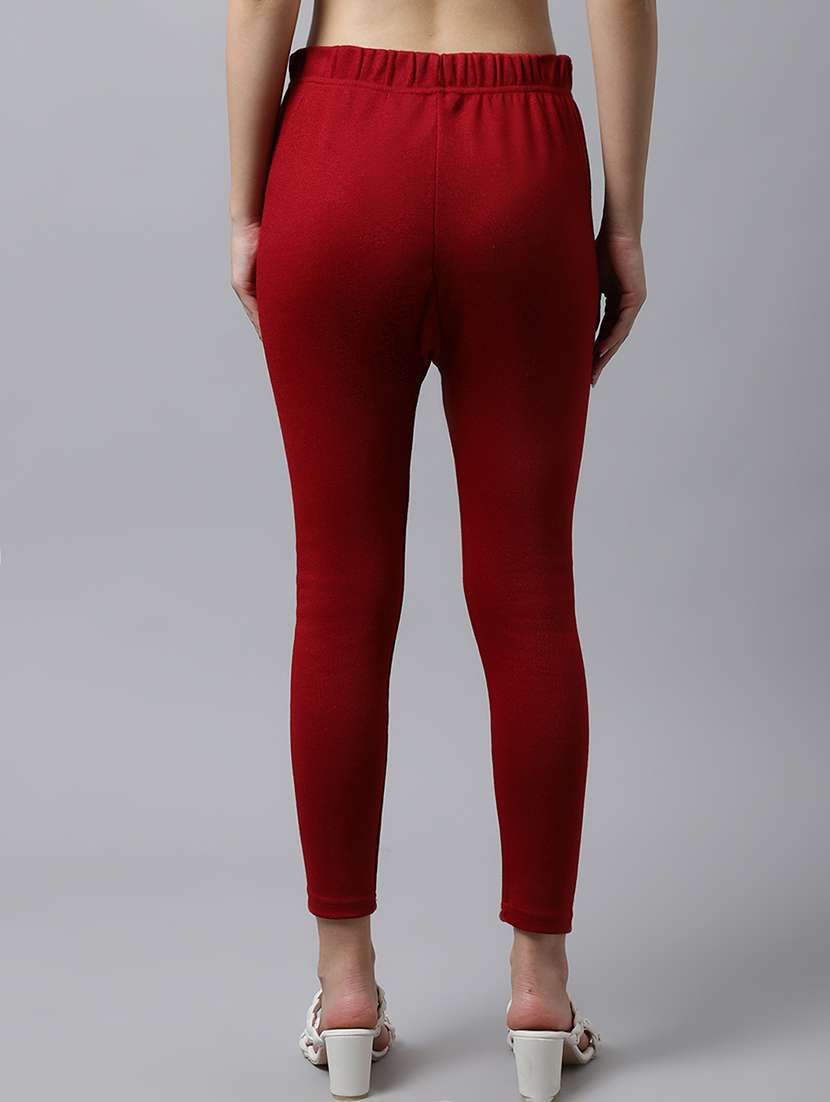 pack of 2 solid ankle length legging - 21535566 - Standard Image - 2