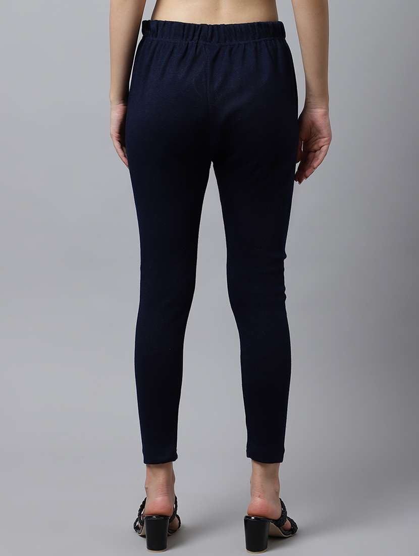 pack of 2 solid ankle length legging - 21535567 -  Standard Image - 2