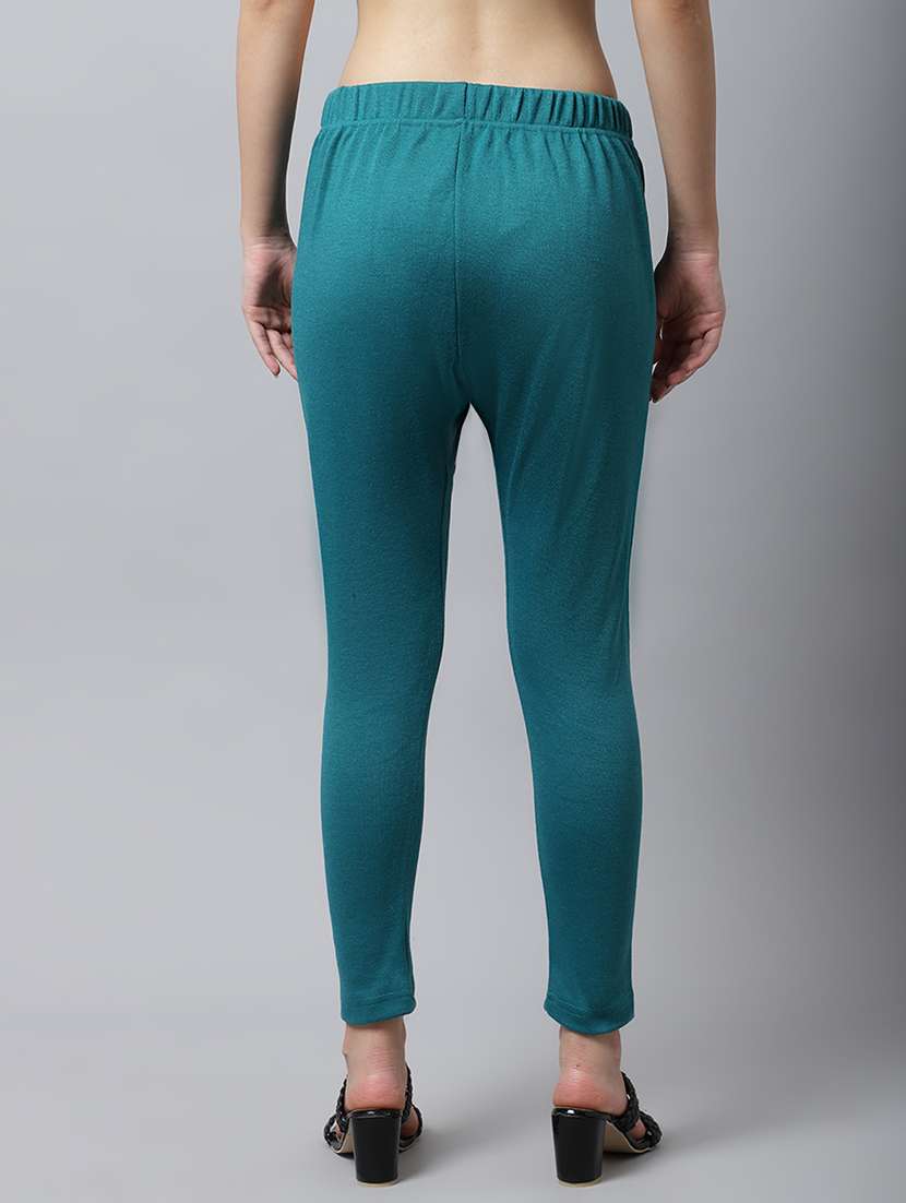 pack of 2 solid ankle length legging - 21535579 -  Standard Image - 2