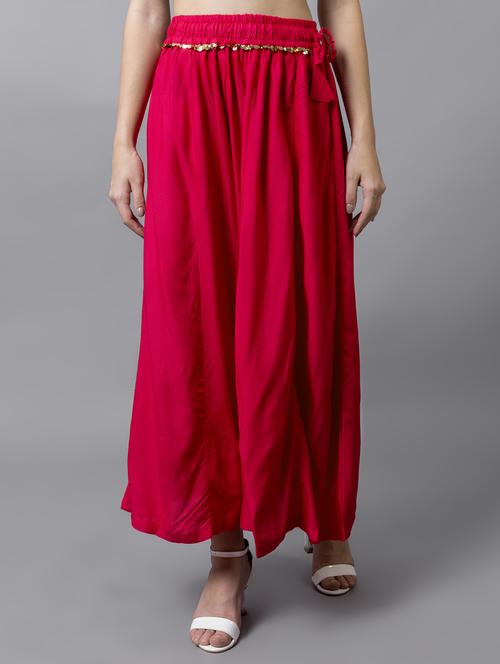 women solid flared palazzo - 21535648 - Standard Image - 0