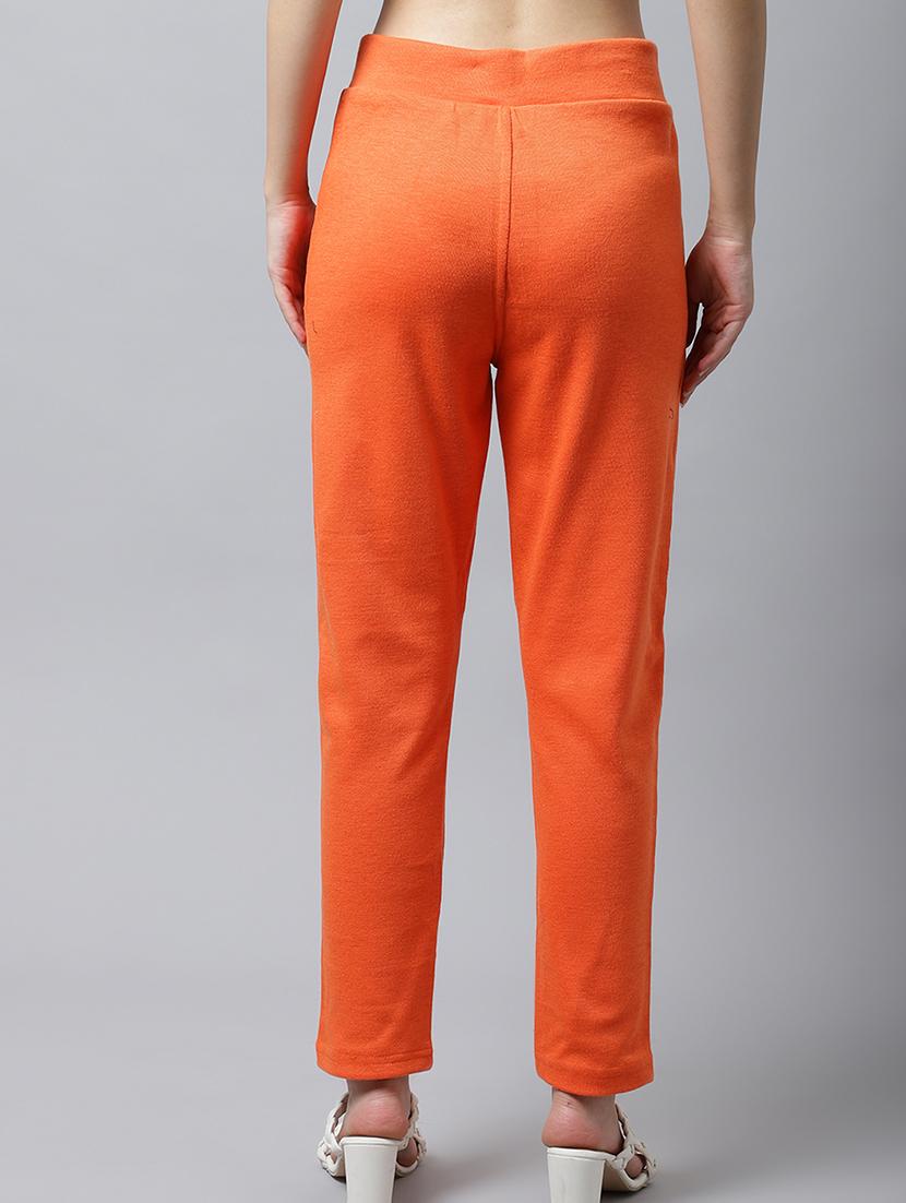orange wool trousers - 21535665 - Standard Image - 2