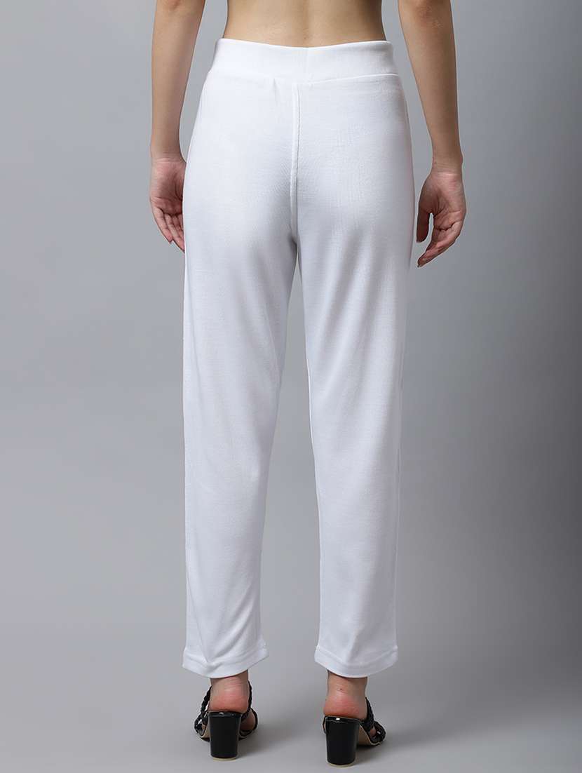 multi colored wool trousers - 21535683 - Standard Image - 2