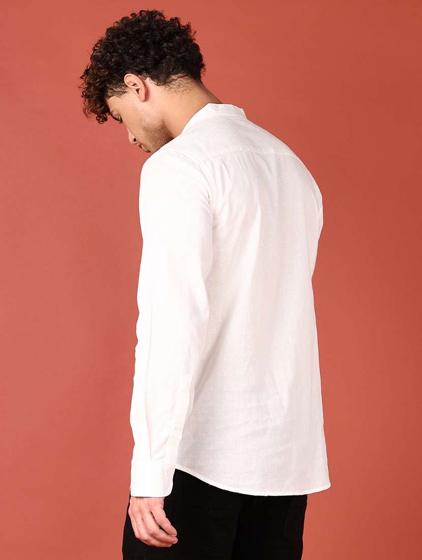 men self design long sleeve short kurta - 21535709 -  Standard Image - 2