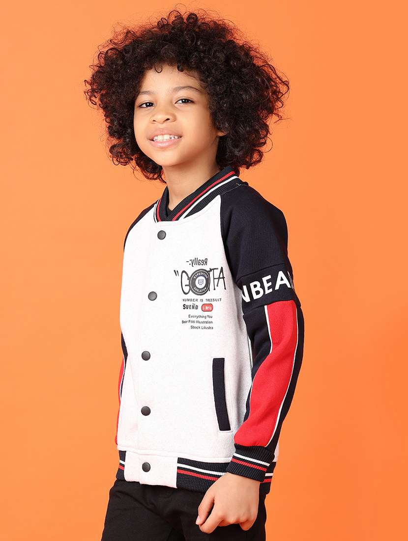 boys color block long sleeve bomber jacket - 21535739 -  Standard Image - 2