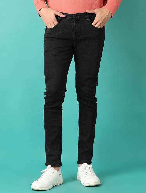 men mid rise plain jeans - 21535793 -  Standard Image - 0