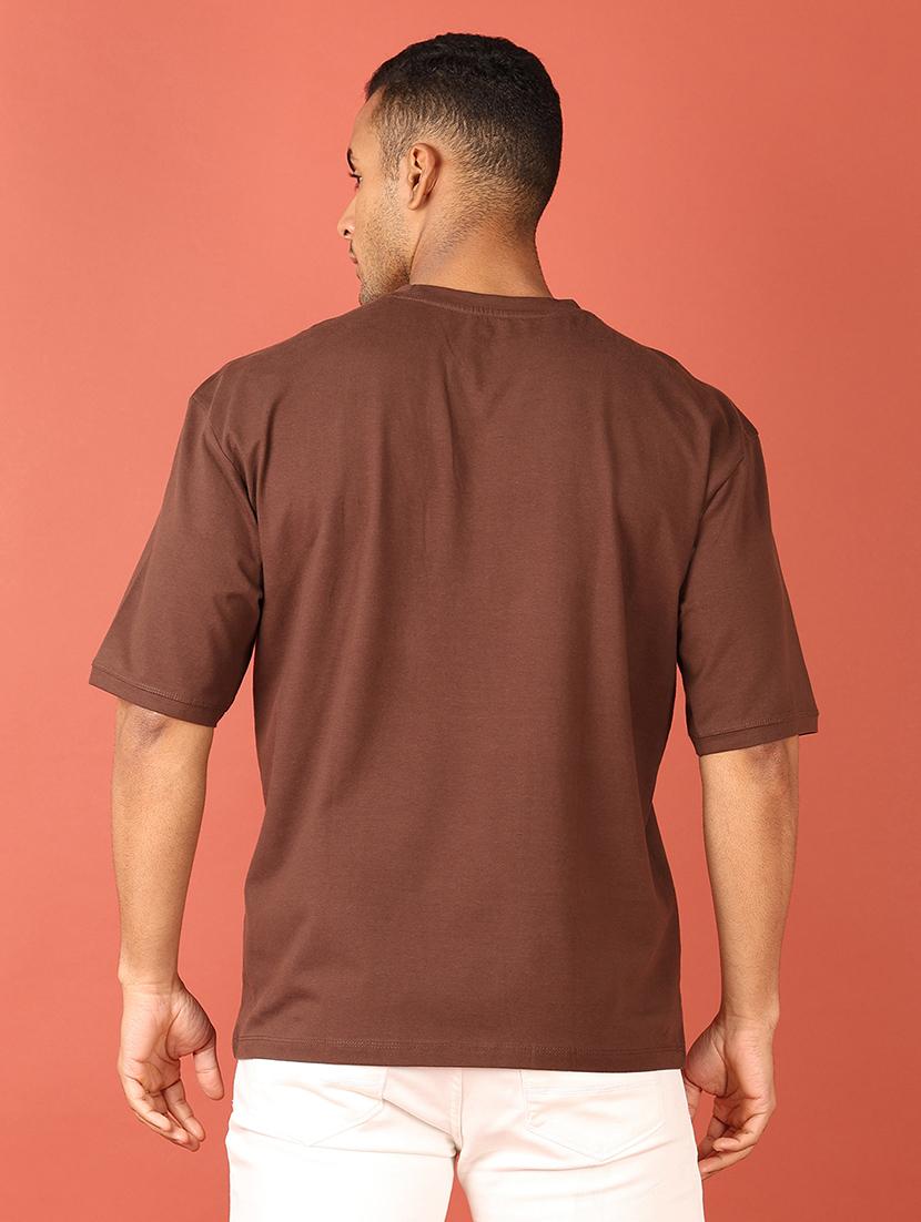 men round neck plain t-shirt - 21536337 - Standard Image - 2