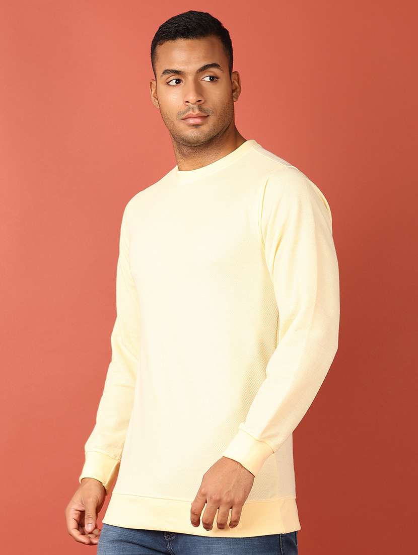 men long sleeves plain sweatshirt - 21536356 -  Standard Image - 2
