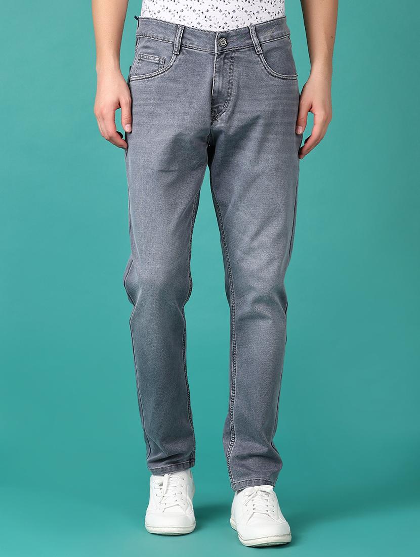 men washed mid rise denim jeans - 21536396 - Standard Image - 2