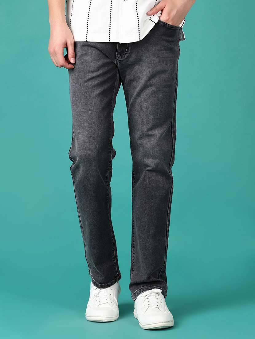 grey cotton jeans