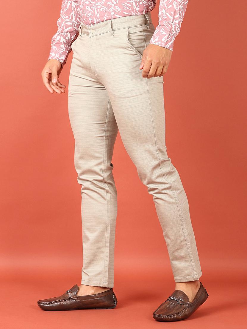 men mid rise solid chinos - 21536440 - Standard Image - 2