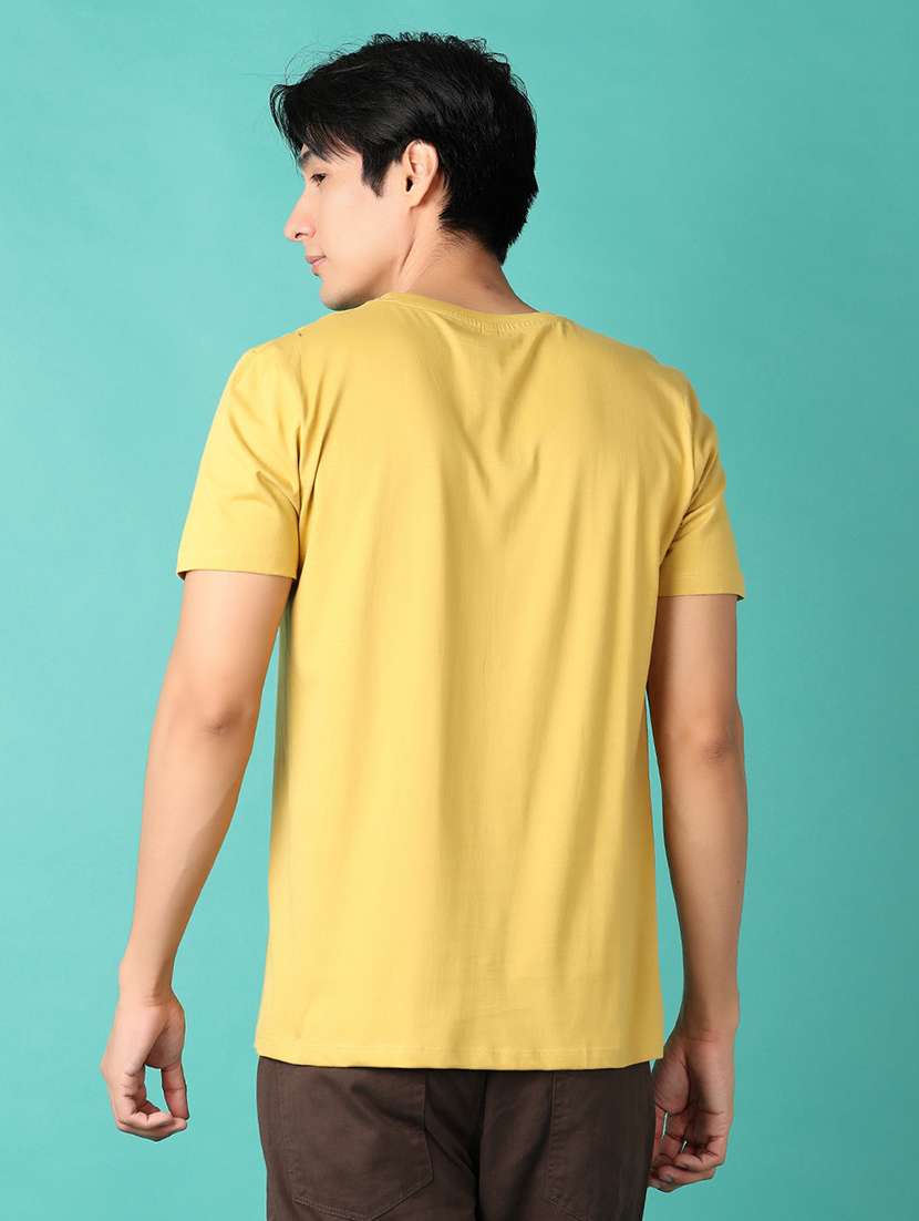men round neck front printed t-shirt - 21536464 -  Standard Image - 2