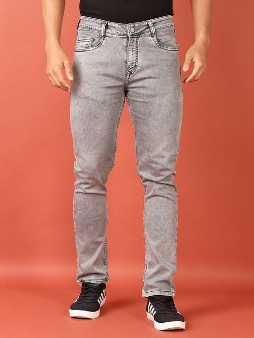 men mid rise plain jeans - 21536467 -  Standard Image - 0