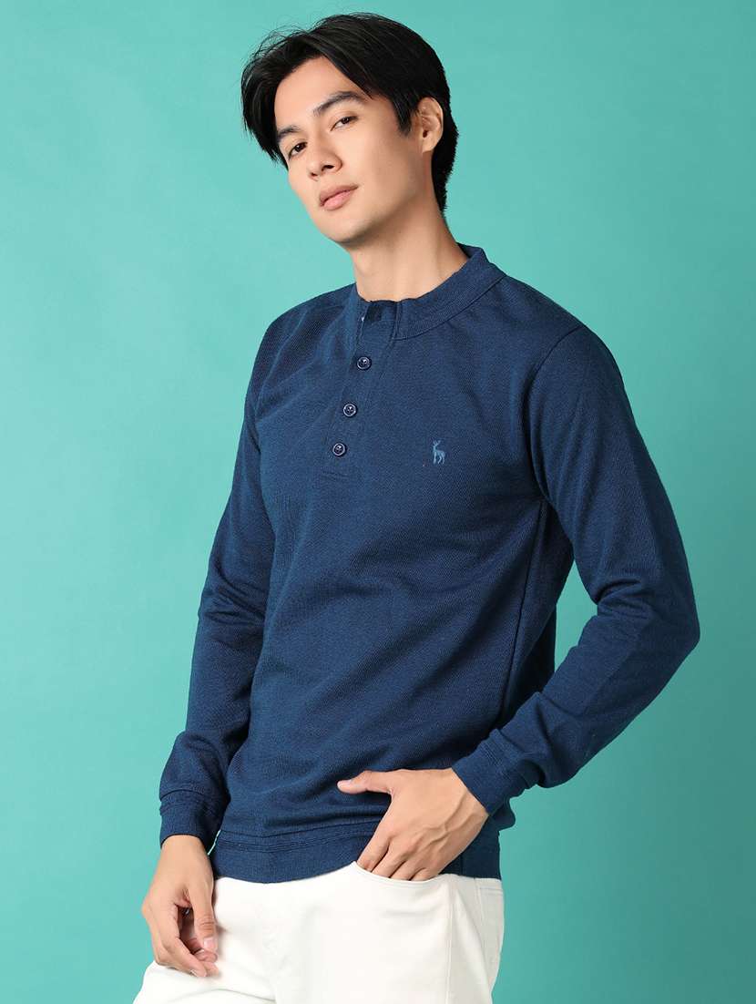 men long sleeves solid pullover - 21536581 -  Standard Image - 2