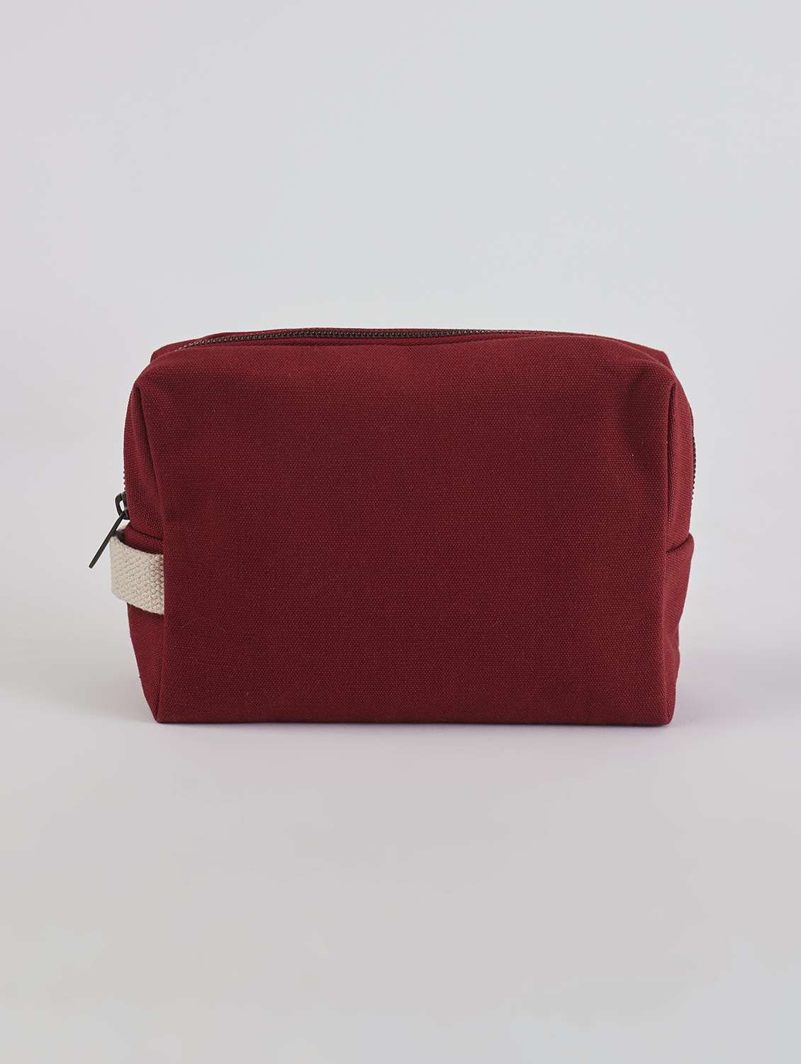 maroon cotton utility bag