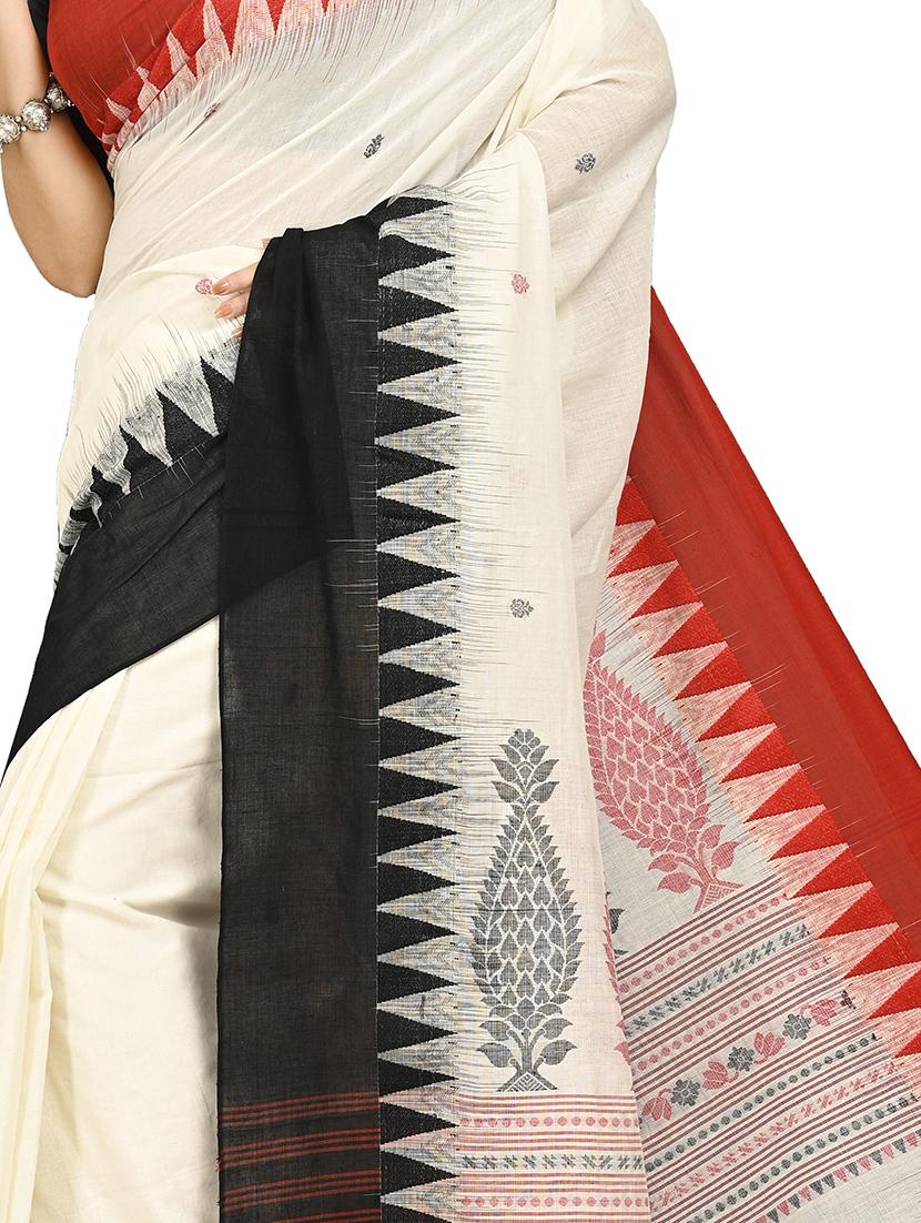 women self design handloom saree - 21537058 - Standard Image - 2