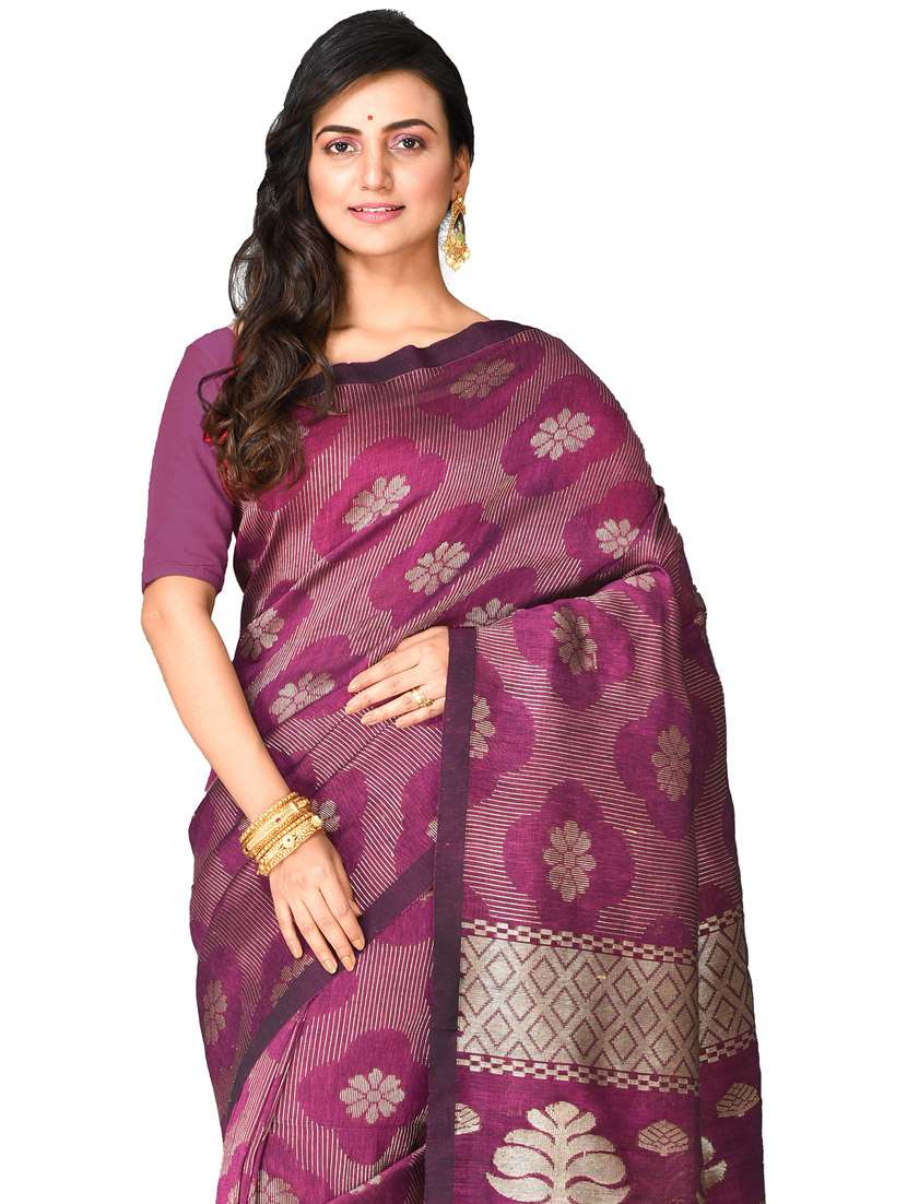 women self design handloom saree - 21537079 -  Standard Image - 2