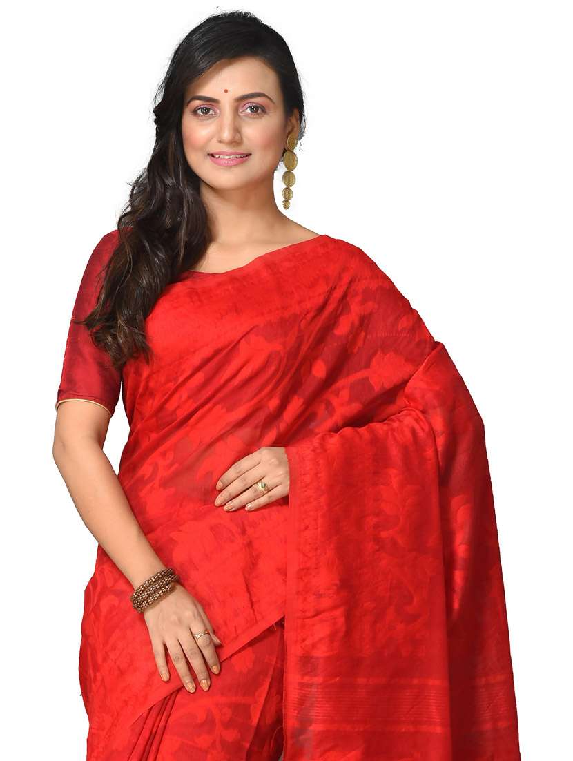 women self design jamdani saree - 21537081 -  Standard Image - 2