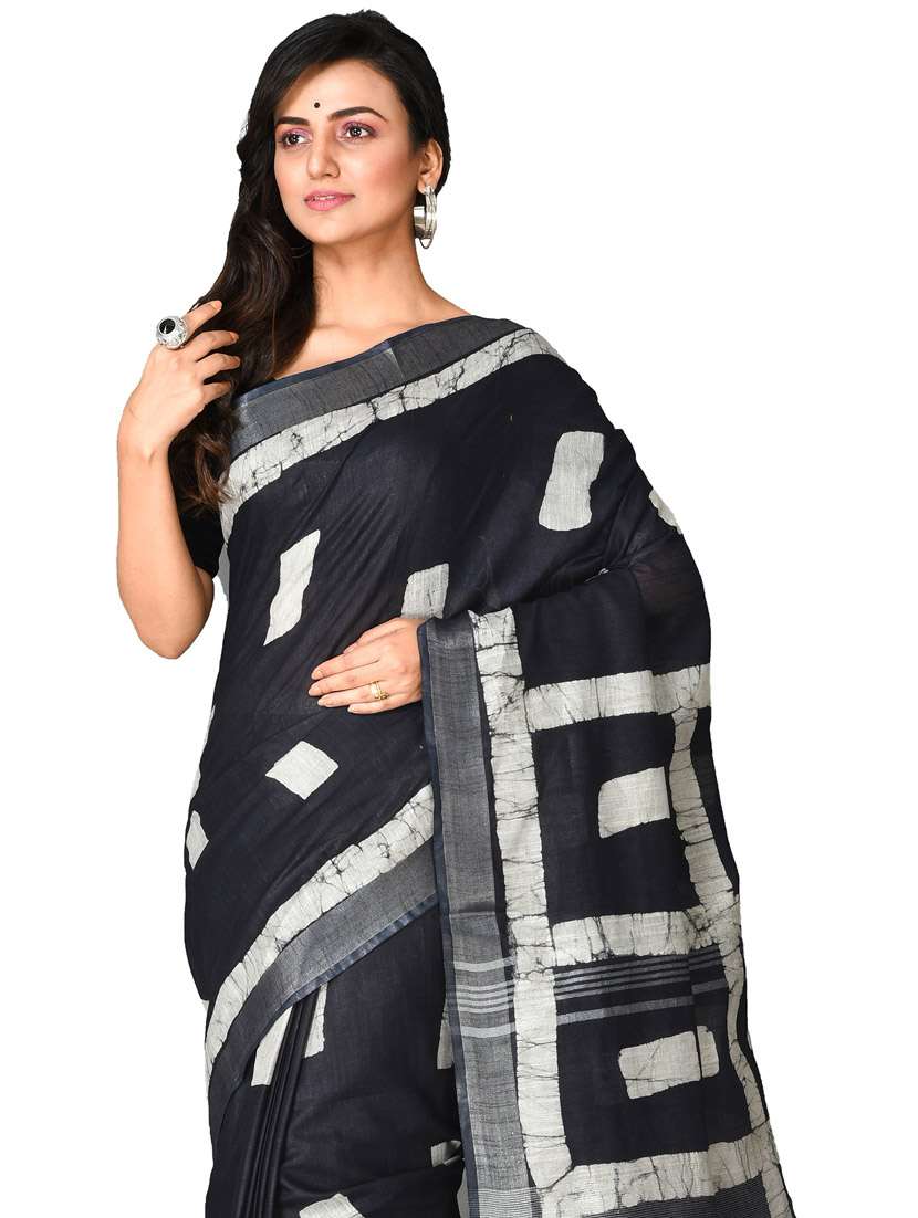 women black handloom saree - 21537082 -  Standard Image - 2