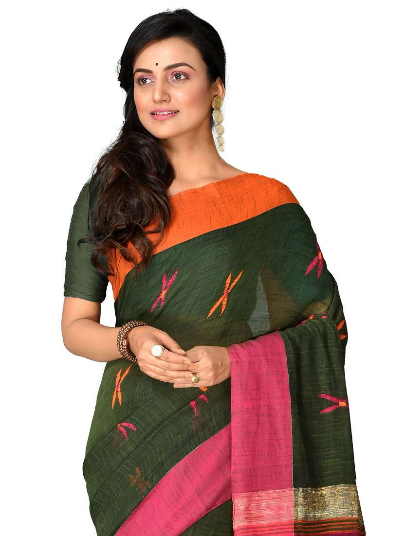 women self design handloom saree - 21537099 -  Standard Image - 2