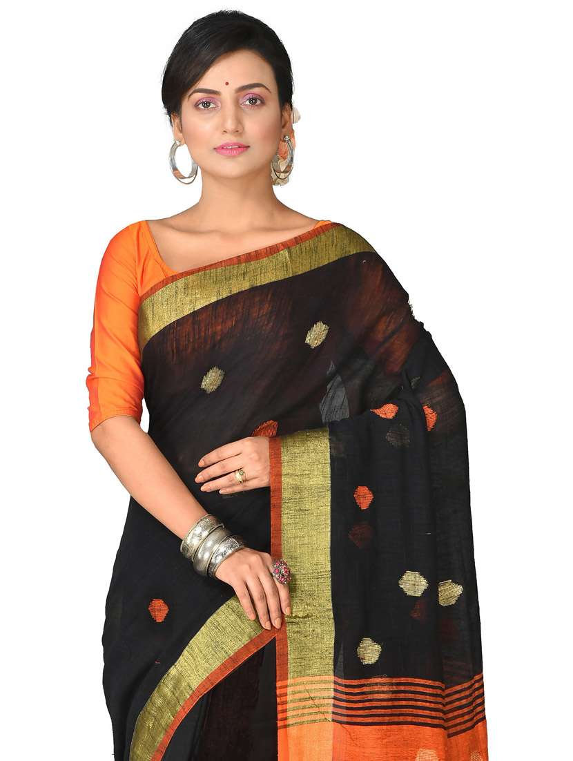 women self design handloom saree - 21537108 -  Standard Image - 2