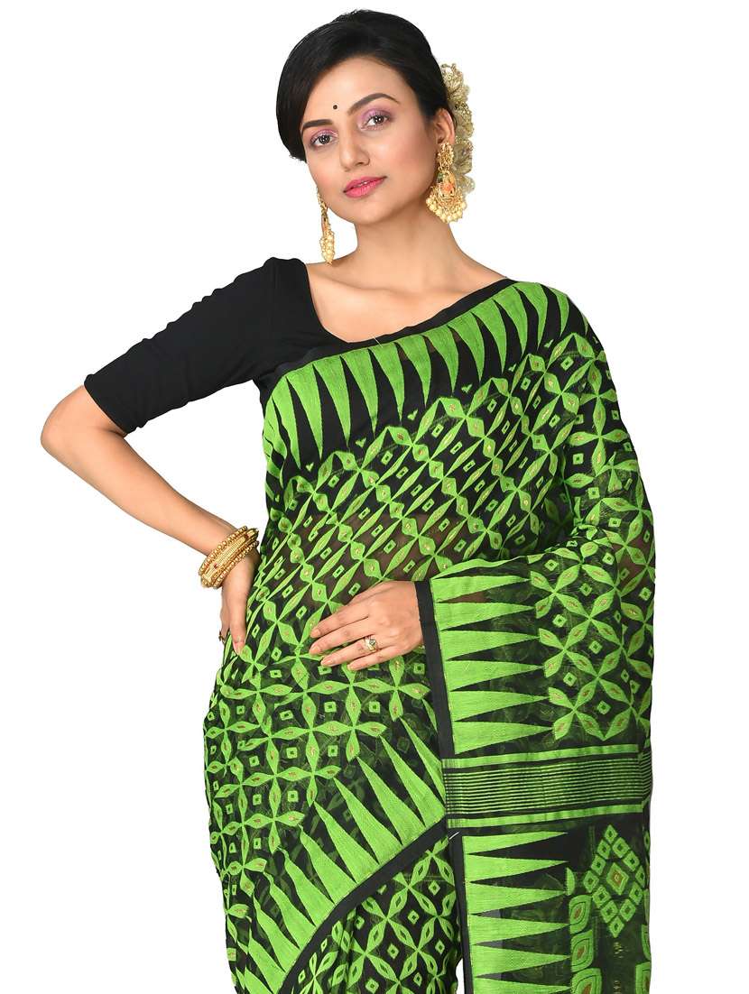 women self design jamdani saree - 21537115 -  Standard Image - 2