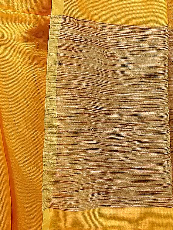 women solid assam silk saree - 21537256 - Standard Image - 2