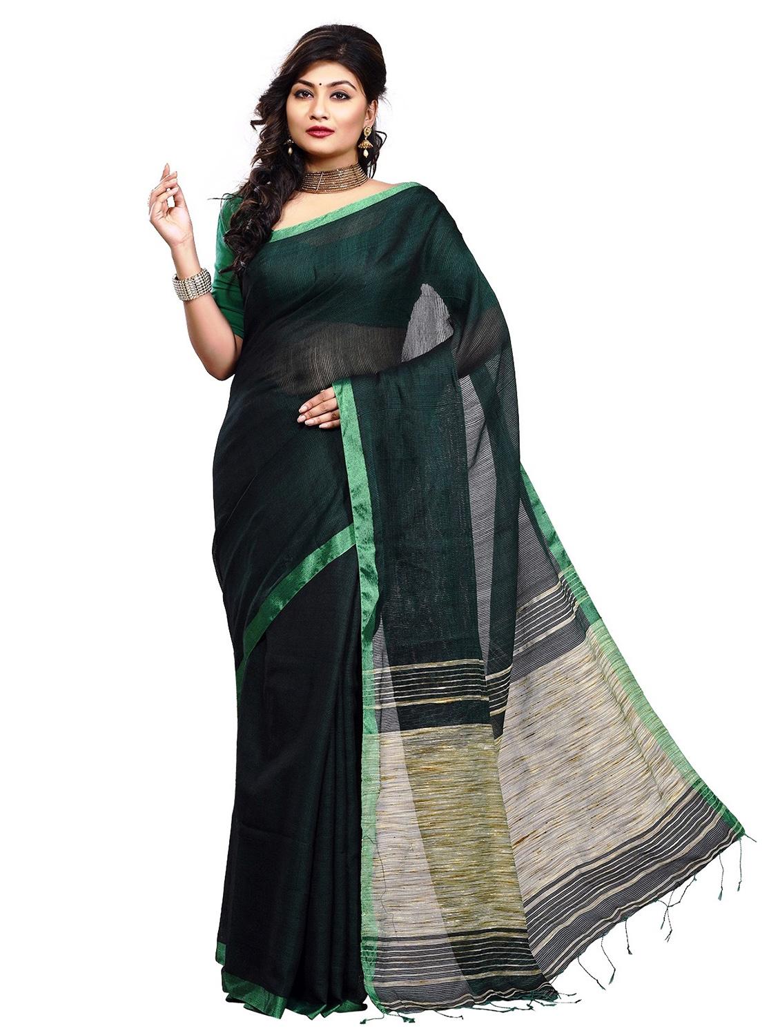 women self design handloom saree - 21537263 - Zoom Image - 0