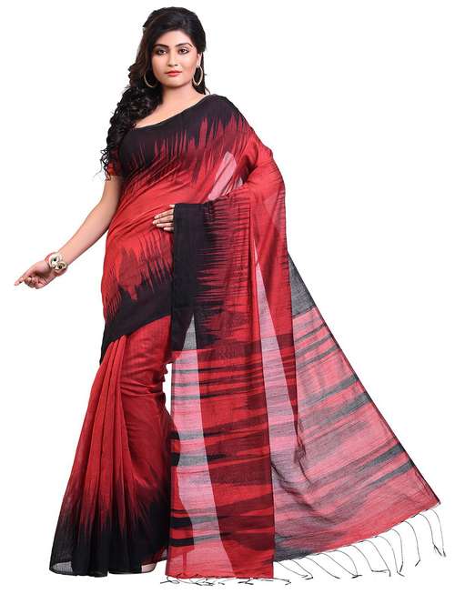 women ikat printed saree - 21537271 - Standard Image - 0