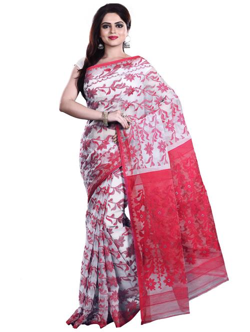 women self design jamdani saree - 21537282 - Standard Image - 0