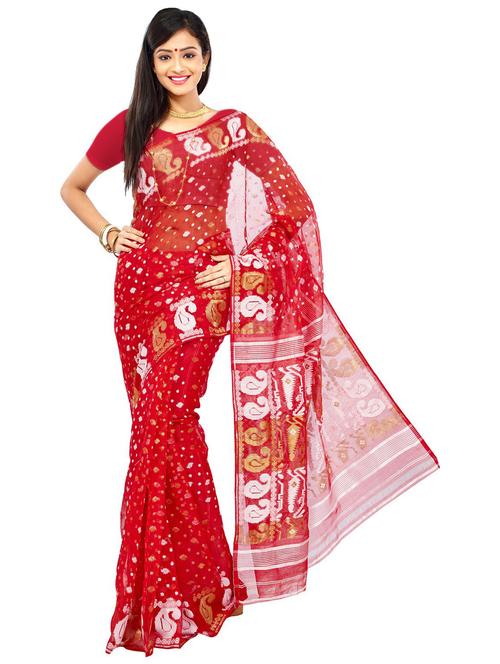 women self design jamdani saree - 21537287 - Standard Image - 0